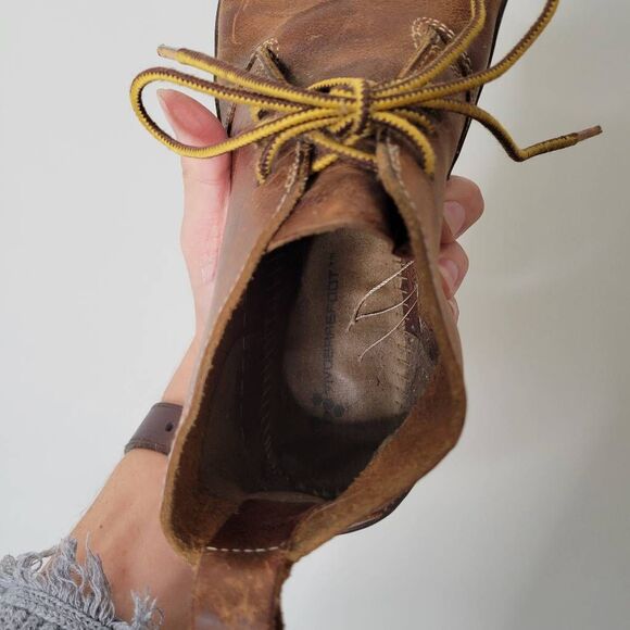 Vivobarefoot Gobi Leather Desert Boots Brown EU 38 / US 7 Minimalist Barefoot Sh - Picture 5 of 13